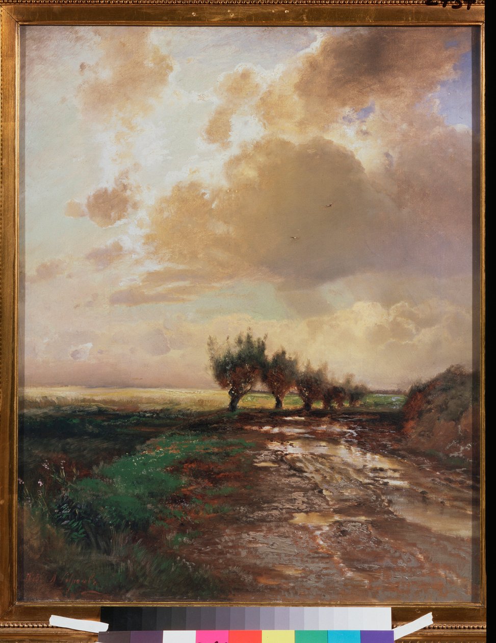 Strada di campagna da Alexei Kondratjewitsch Sawrassow