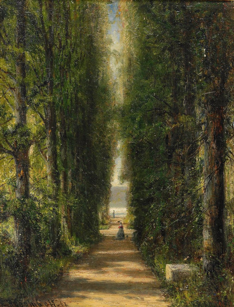 Il viale, 1867 da Aleksei Petrovich Bogolyubov