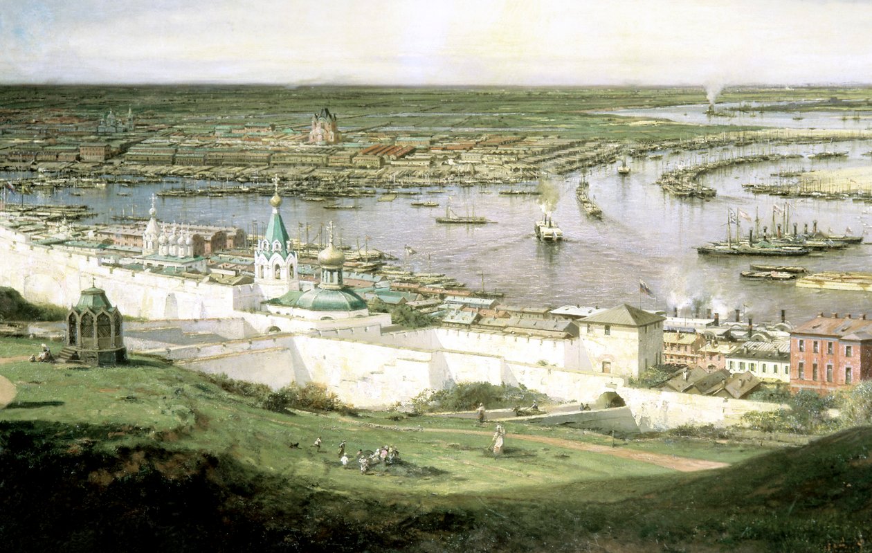 Veduta di Nizhny Novgorod da Aleksey Bogolyubov