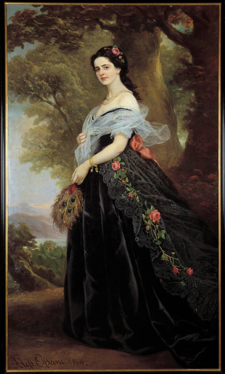 Ritratto della contessa Juliette Cotti da Alessando Ossani