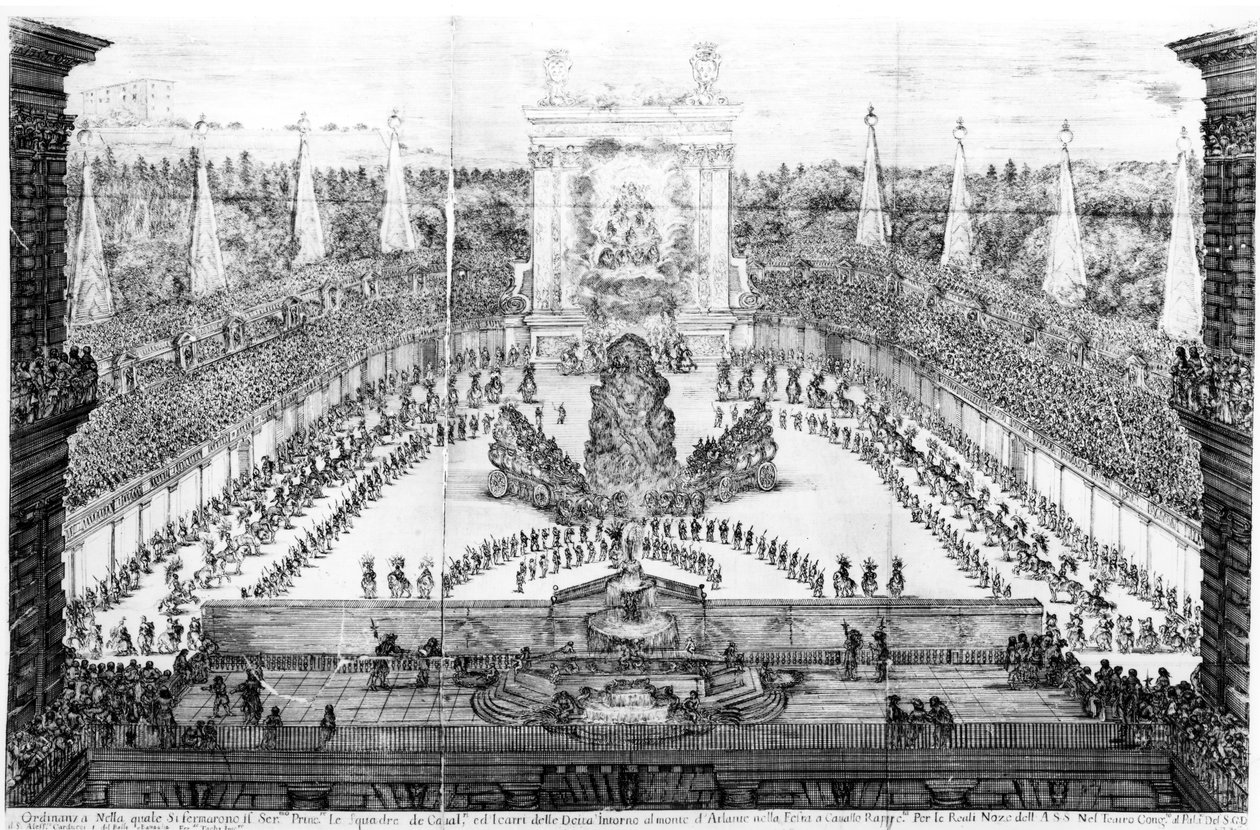 Corteo di Atlante per il matrimonio di Cosimo III de