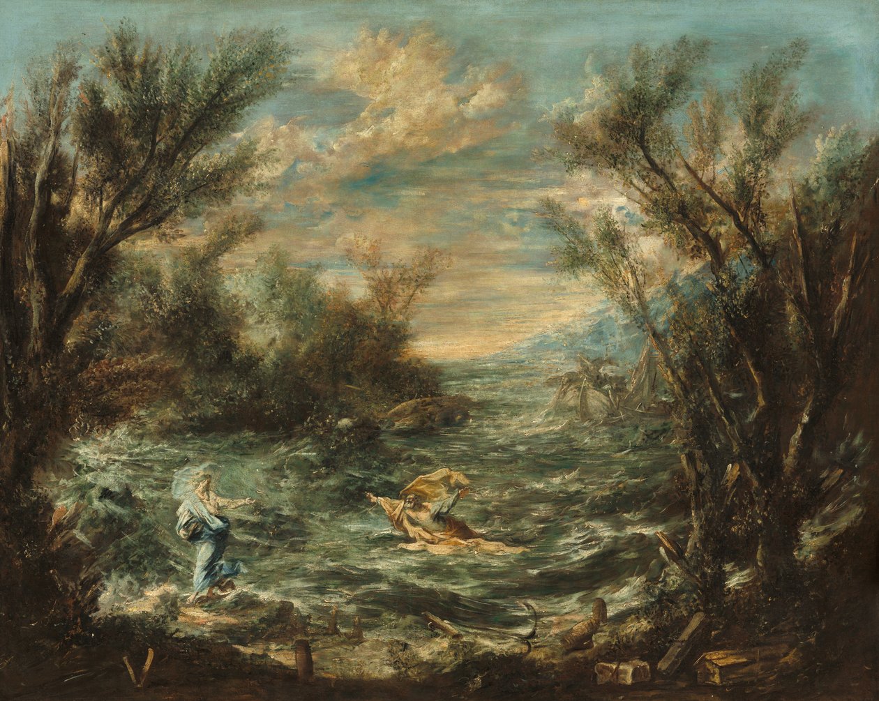 Cristo sul Mare di Galilea da Alessandro Magnasco