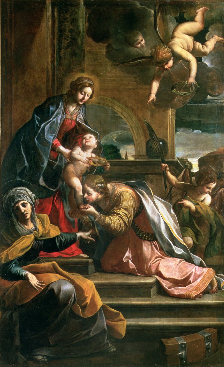 Il matrimonio mistico di Santa Caterina da Alessandro Tiarini