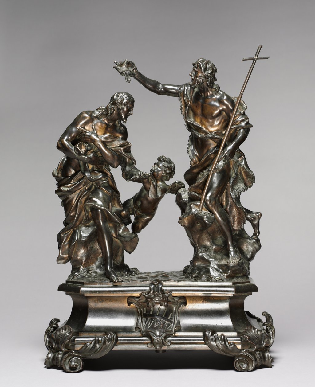Battesimo di Cristo, progettato 1645-46, probabilmente realizzato 1650-55 da Alessandro Algardi
