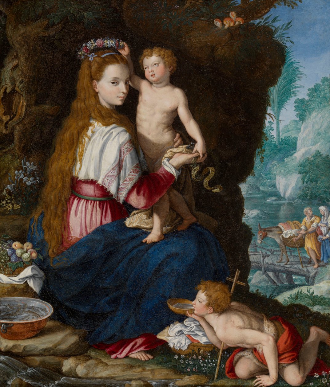 Madonna con il Bambino e san Giovanni Battista da Alessandro Allori