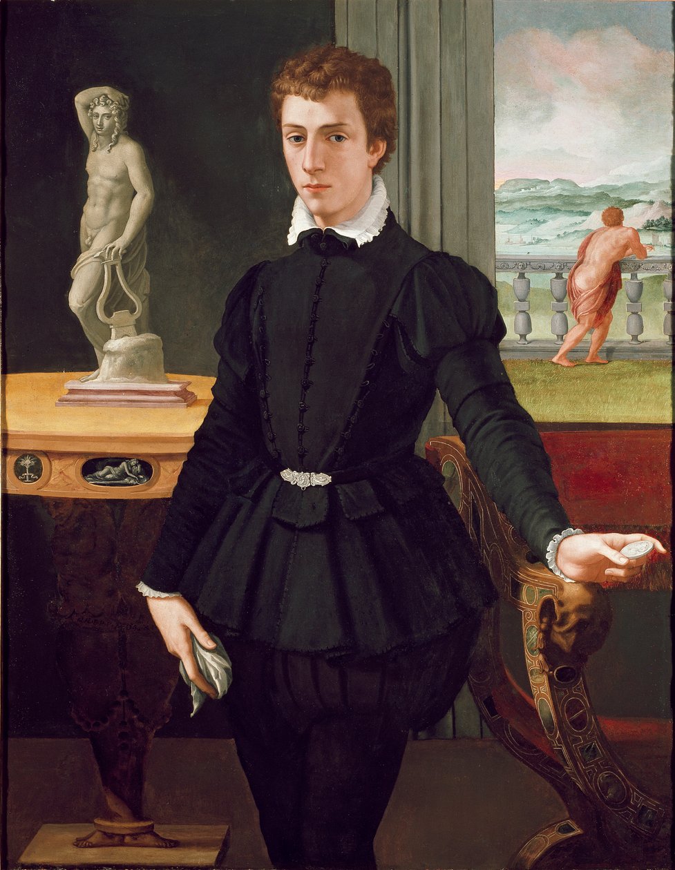 Ritratto di un giovane uomo, post 1560 da Alessandro Allori