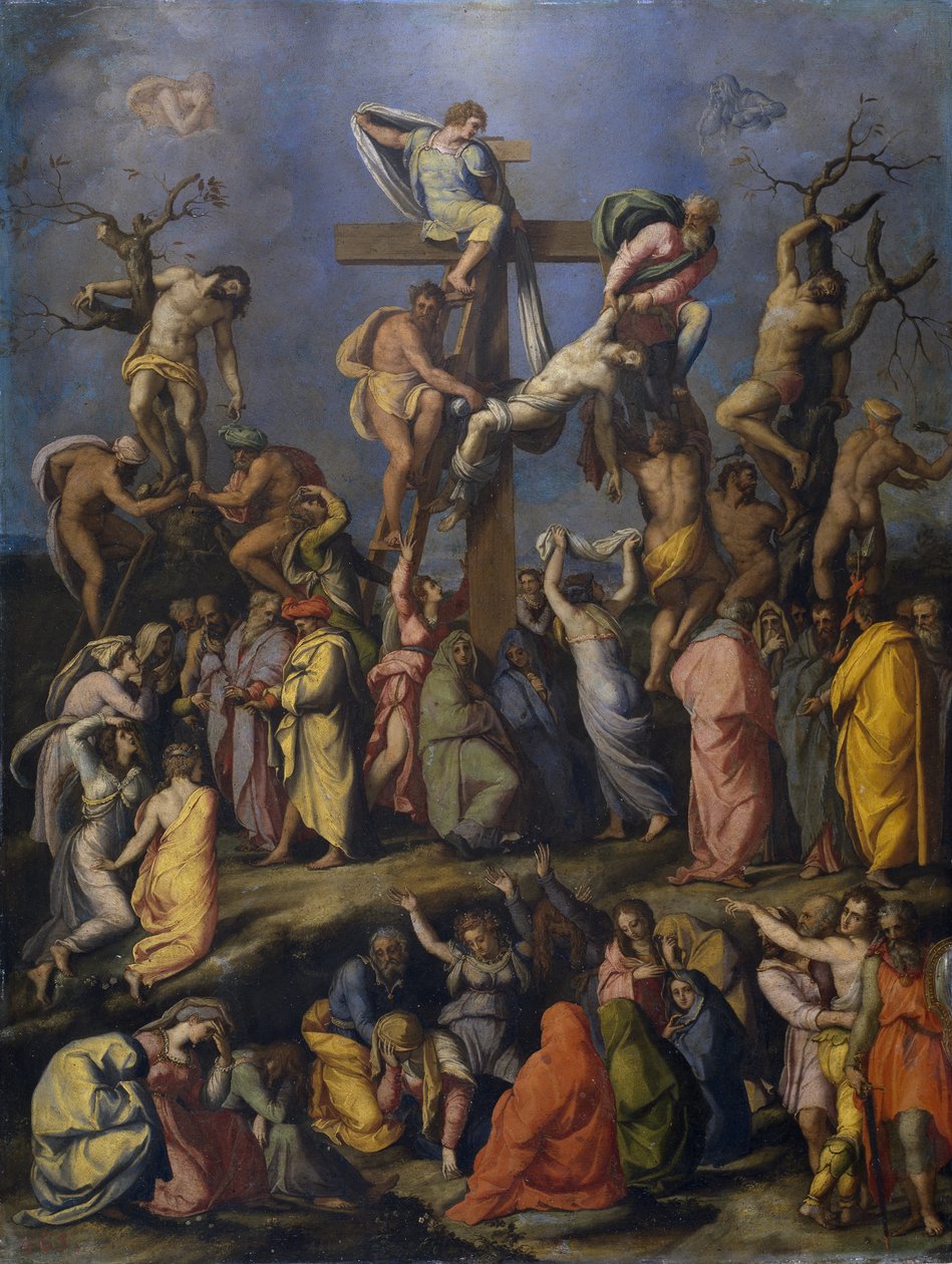La discesa dalla croce, c. 1560 da Alessandro Allori