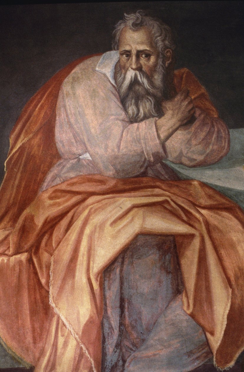 Il Profeta Geremia, Ospedale degli Innocenti, Firenze da Alessandro Allori