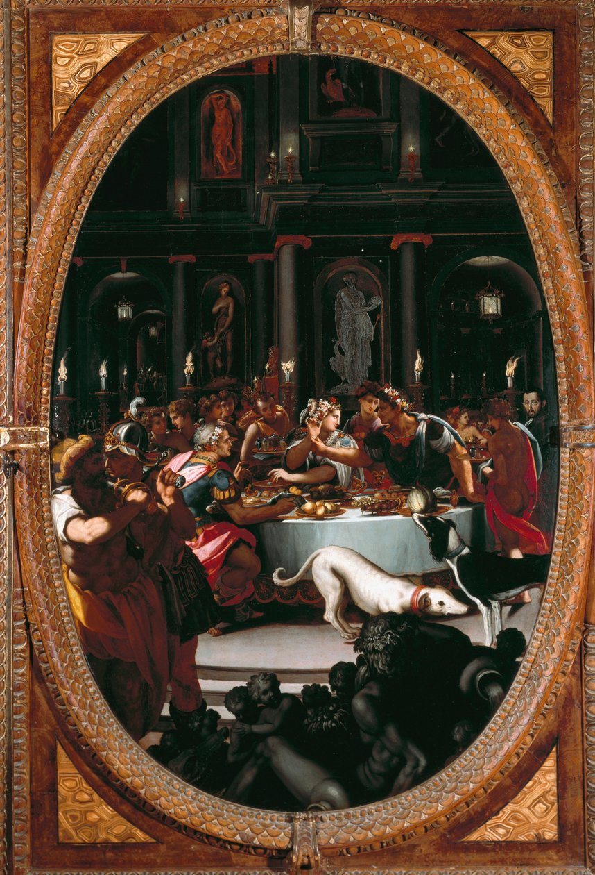 Il banchetto di Cleopatra da Alessandro Allori