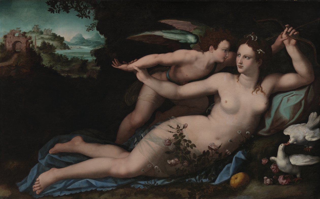 Venere disarma Cupido da Alessandro Allori