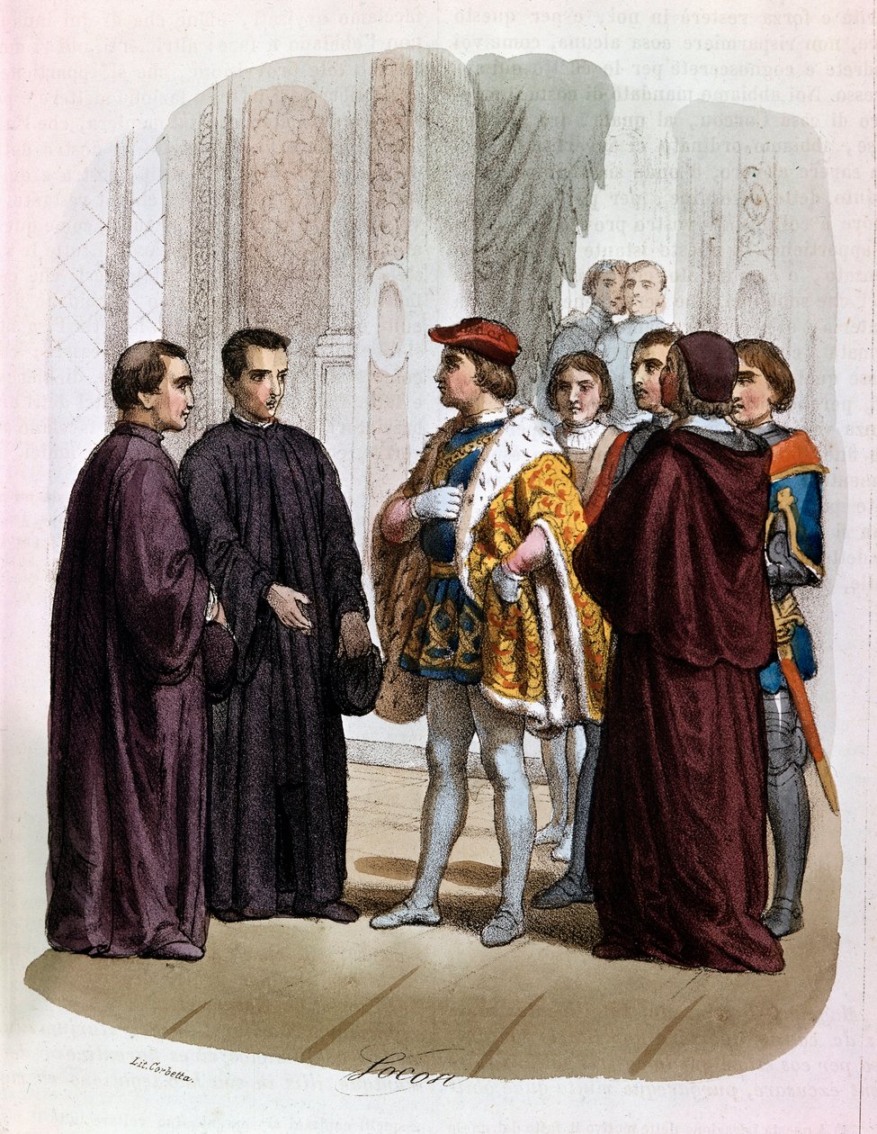 Niccolò di Bernardo dei Machiavelli (Nicolas Machiavel) da Alessandro Focosi