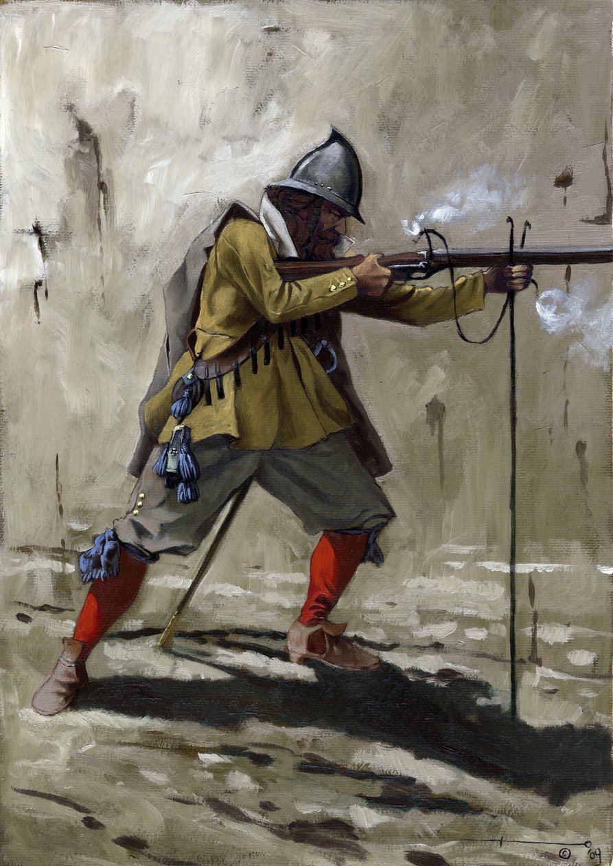 Un tercio, una nave della fanteria spagnola tra il 1534 e il 1704 (Disegno di Alessandro Lonati) da Alessandro Lonati