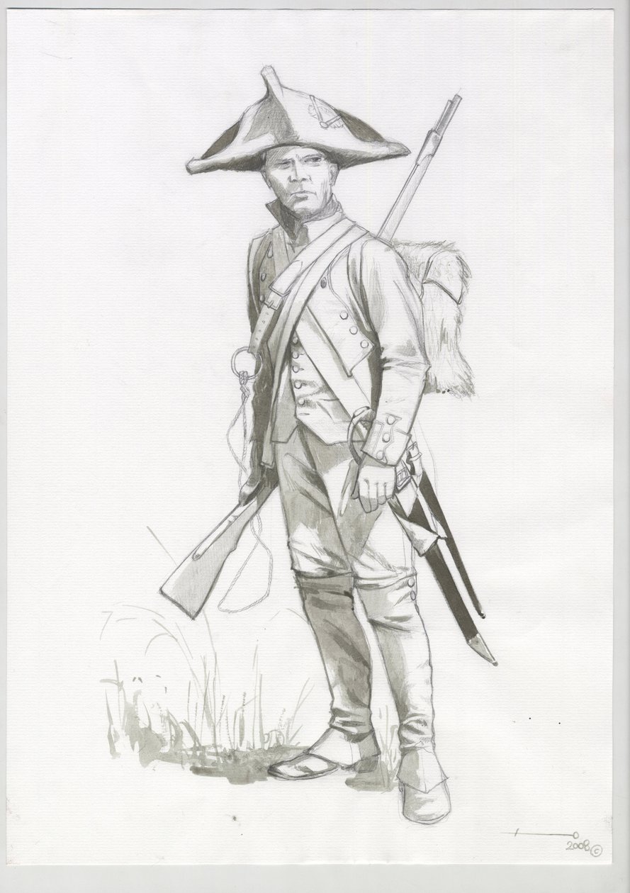 Primo Impero (1804-1814 e 1815): costume di un soldato dell