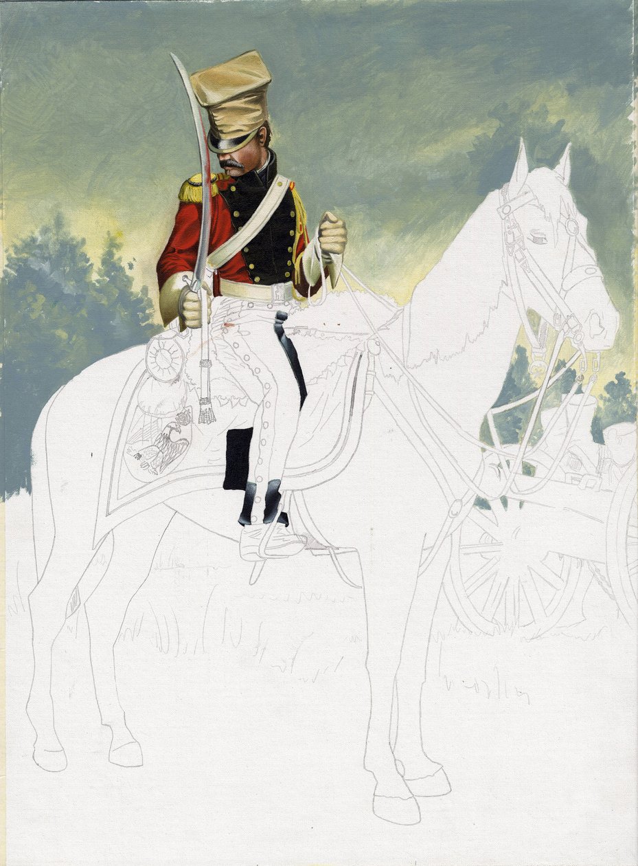 Primo Impero (1804-1814 e 1815): soldato della cavalleria leggera del grande esercito napoleonico francese (incompiuto) da Alessandro Lonati