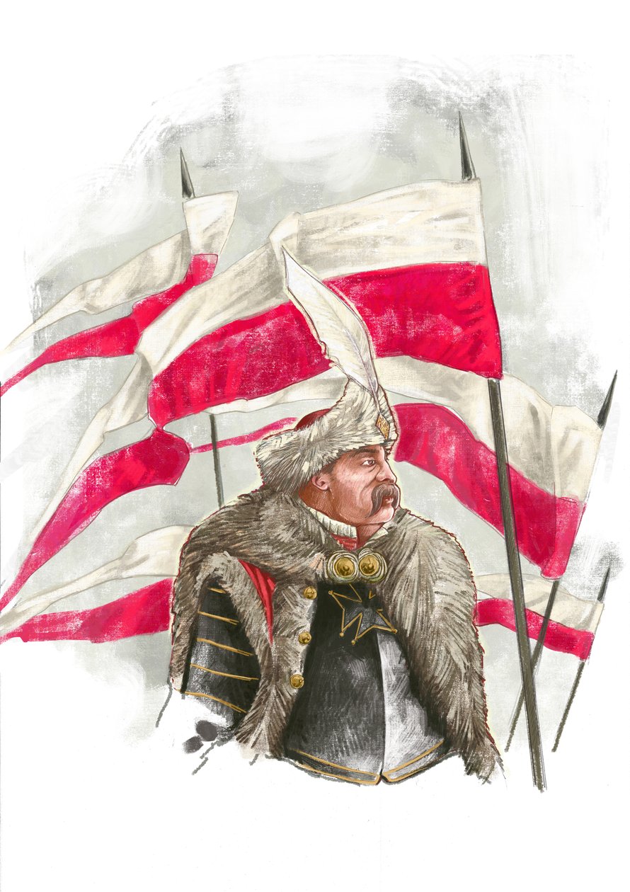 Giovanni III Sobieski alla battaglia di Vienna (1683) da Alessandro Lonati