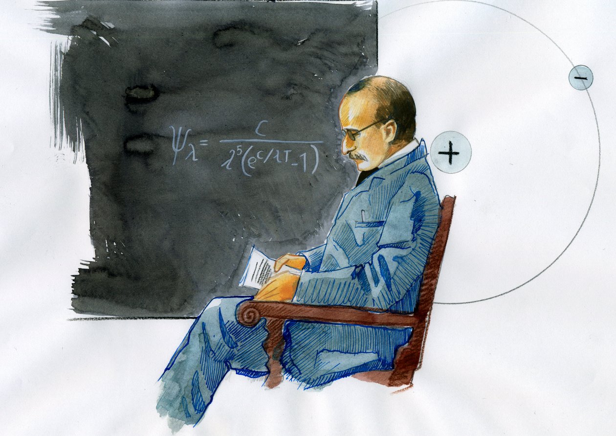 Max Planck, fisico tedesco (1868-1947) da Alessandro Lonati