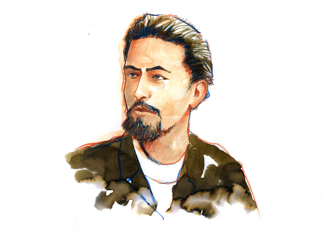 Ritratto di Anton Chekov da Alessandro Lonati