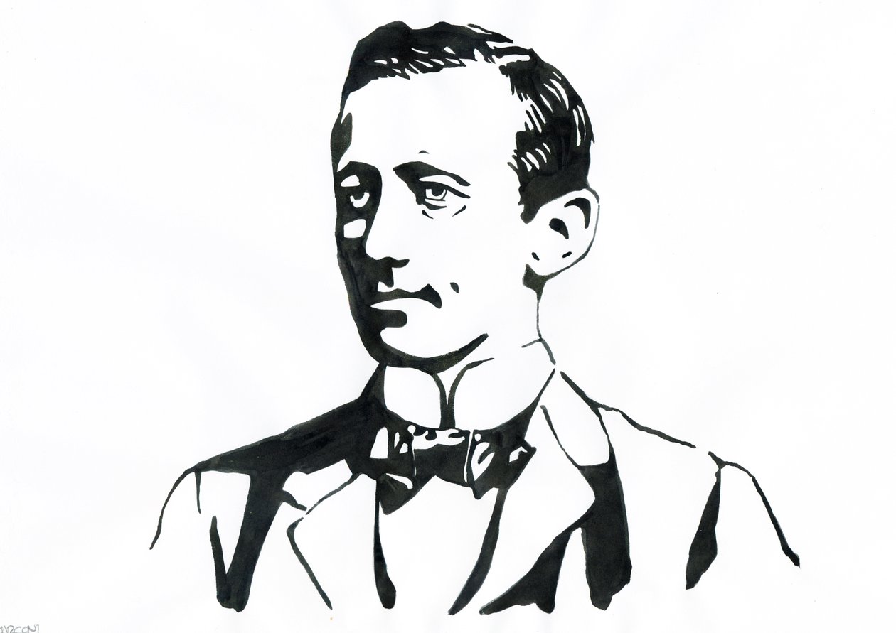 Ritratto di Guglielmo Marconi da Alessandro Lonati