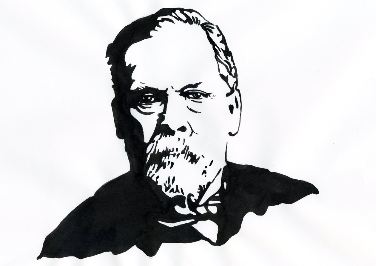 Ritratto di Louis Pasteur da Alessandro Lonati