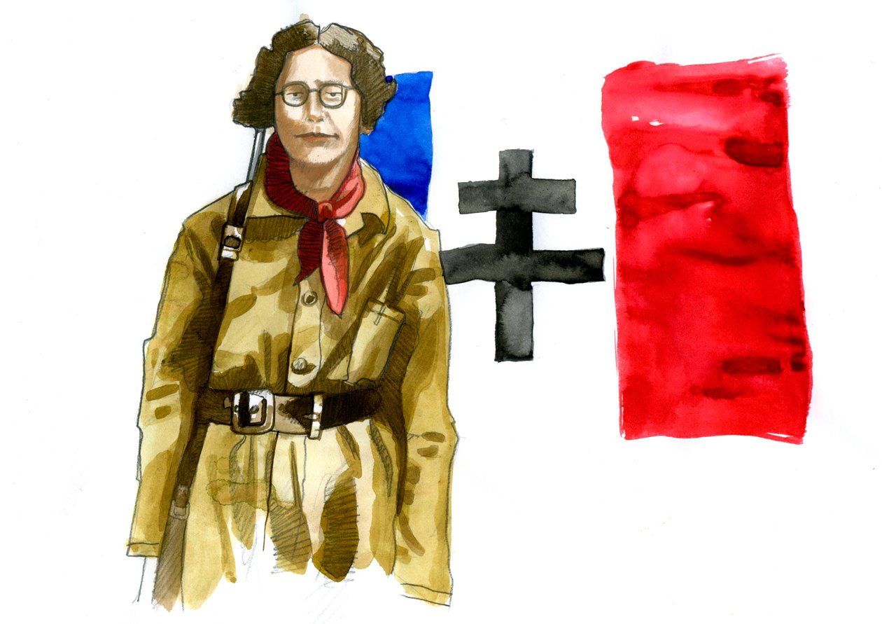 Ritratto di Simone Weil (1909-1943), filosofa francese da Alessandro Lonati