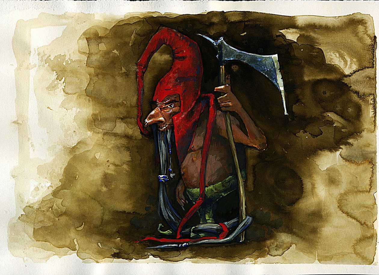 Rappresentazione di un Cappello Rosso da Alessandro Lonati