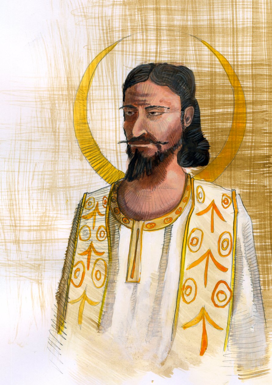 Rappresentazione del Profeta Mani (Manes) Fondatore del Manicheismo (216-276) (Illustrazione di Alessandro Lonati) da Alessandro Lonati