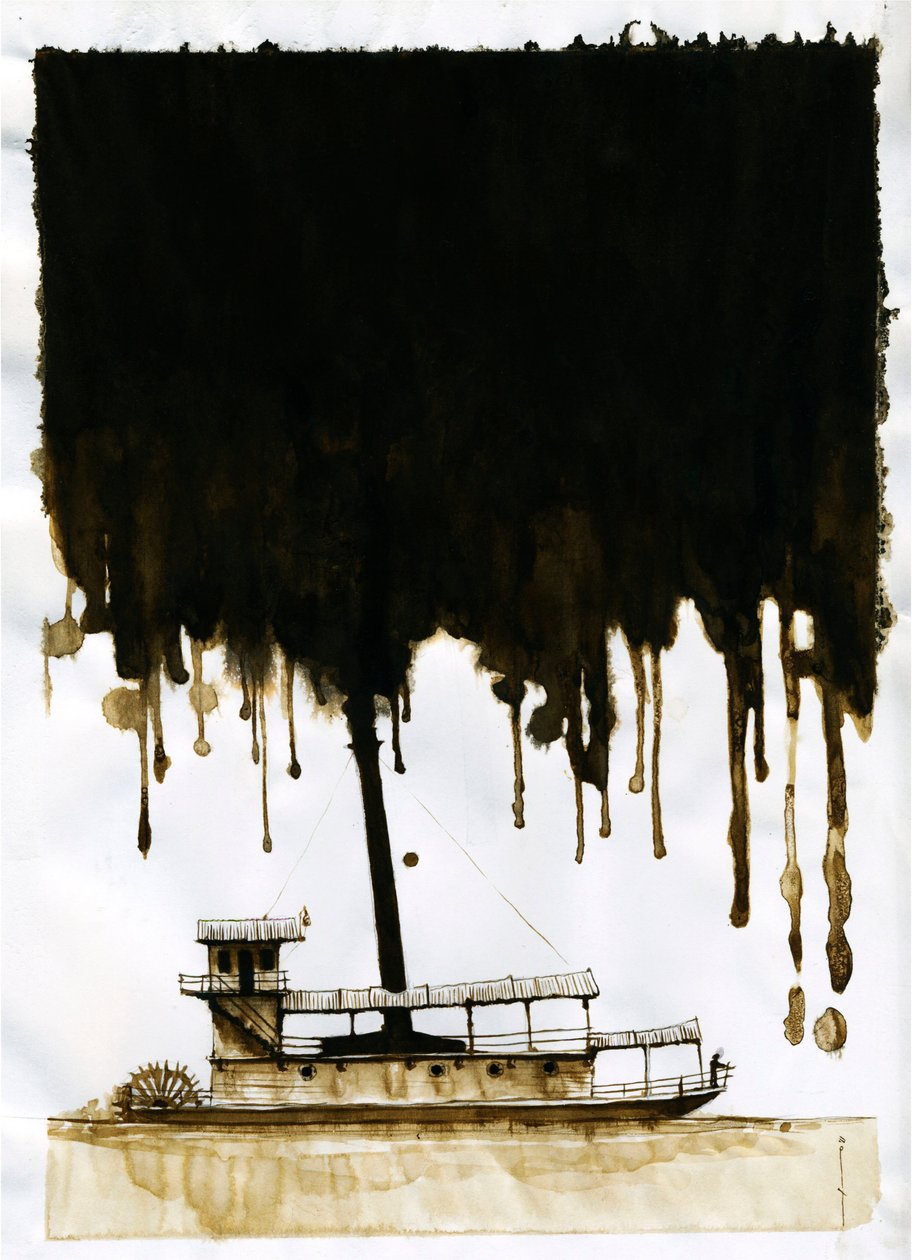 Nave a vapore (Illustrazione del nuovo 