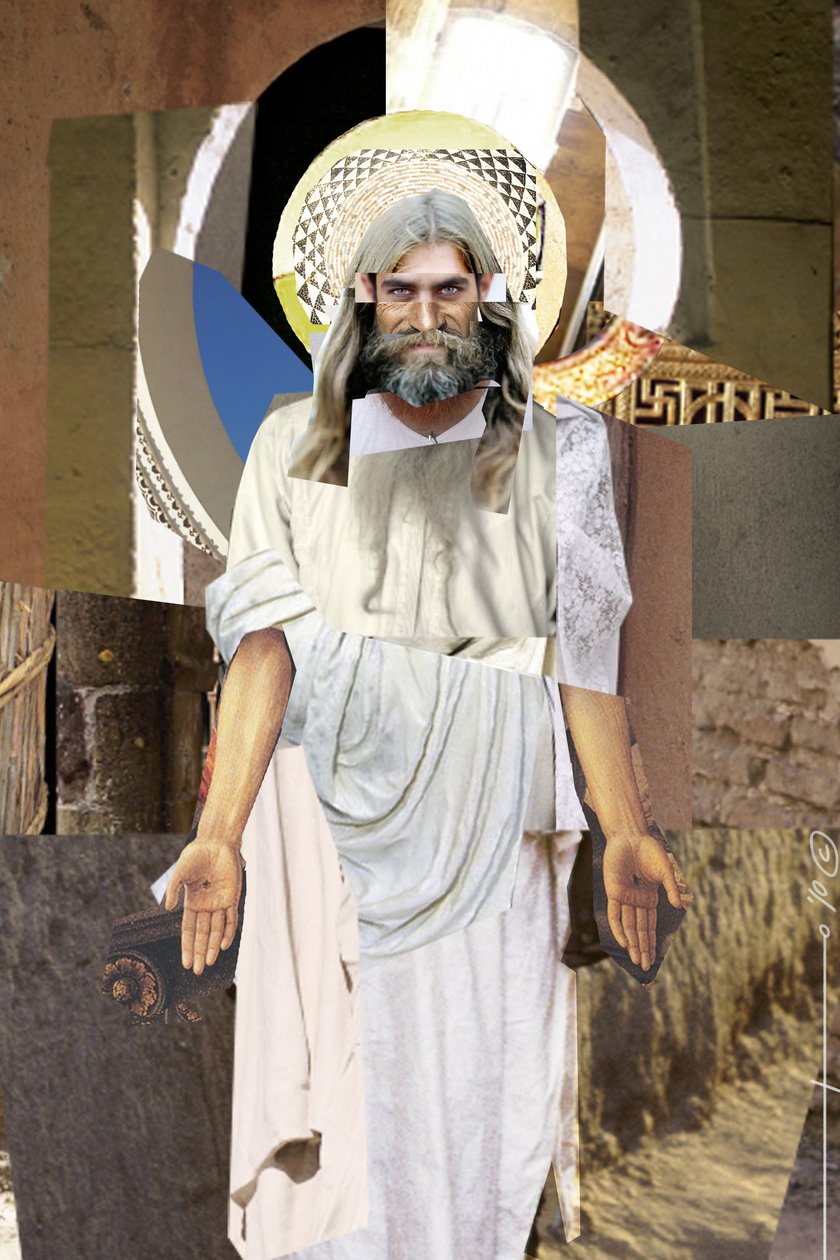 La resurrezione di Cristo. Illustrazione di Alessandro Lonati 2010 da Alessandro Lonati