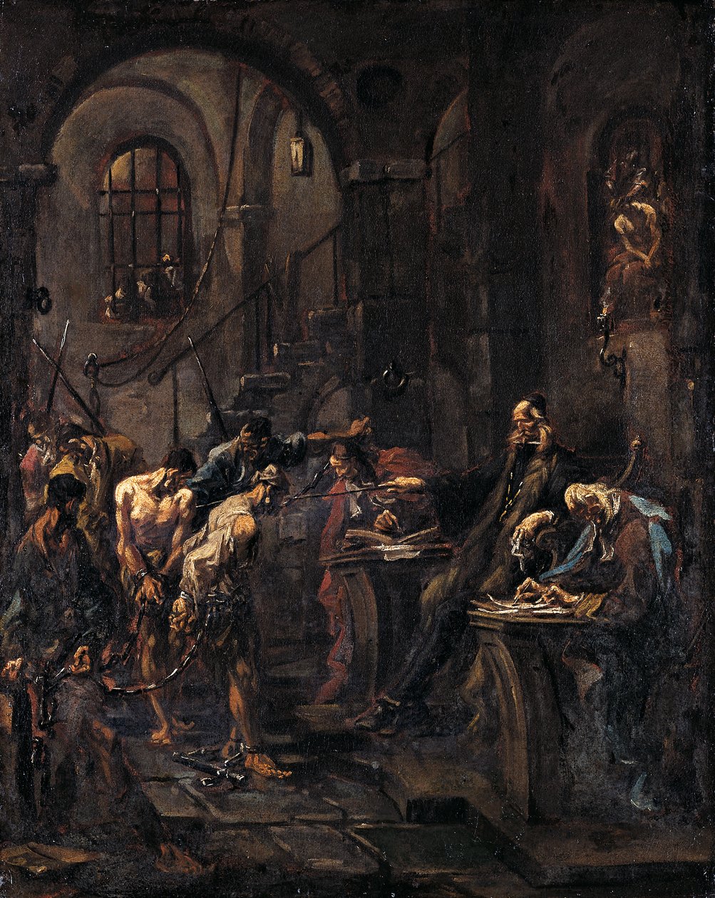 Interrogatorio brutale da Alessandro Magnasco