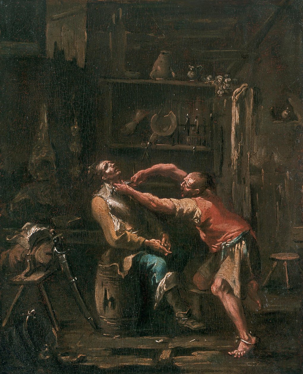 Il barbiere del villaggio da Alessandro Magnasco