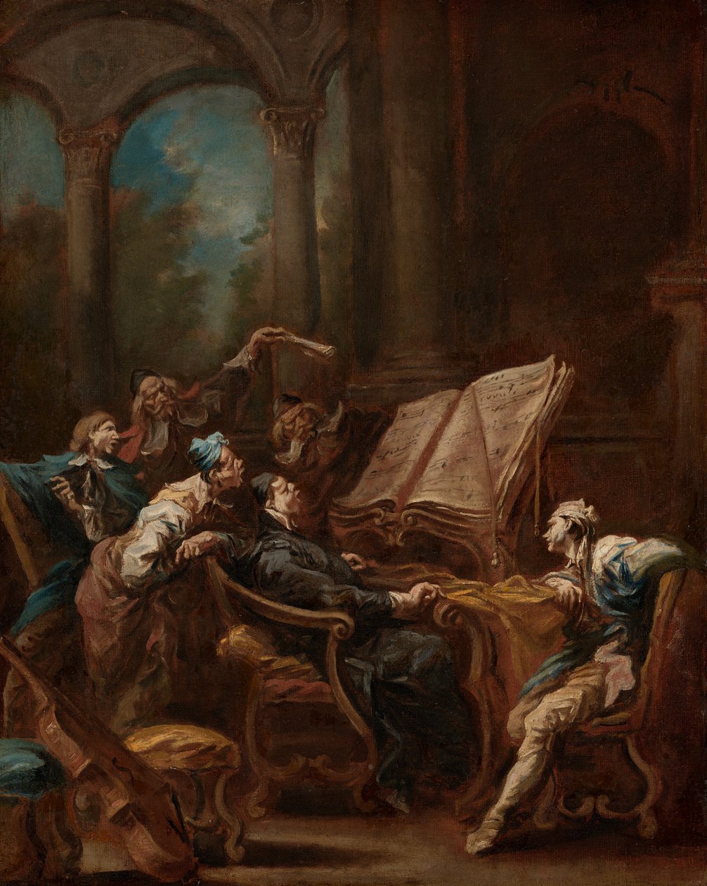 I coristi da Alessandro Magnasco