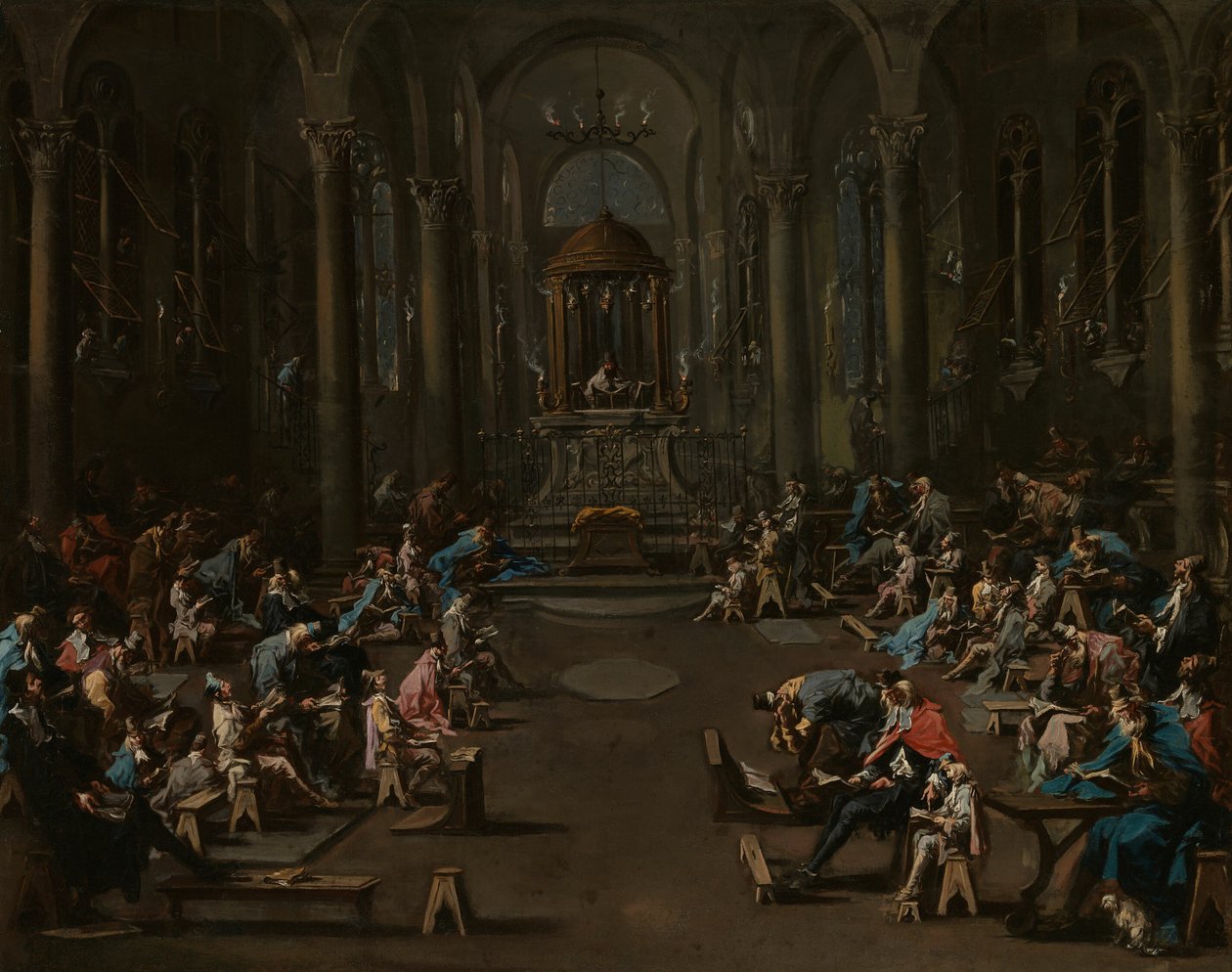 La Sinagoga da Alessandro Magnasco