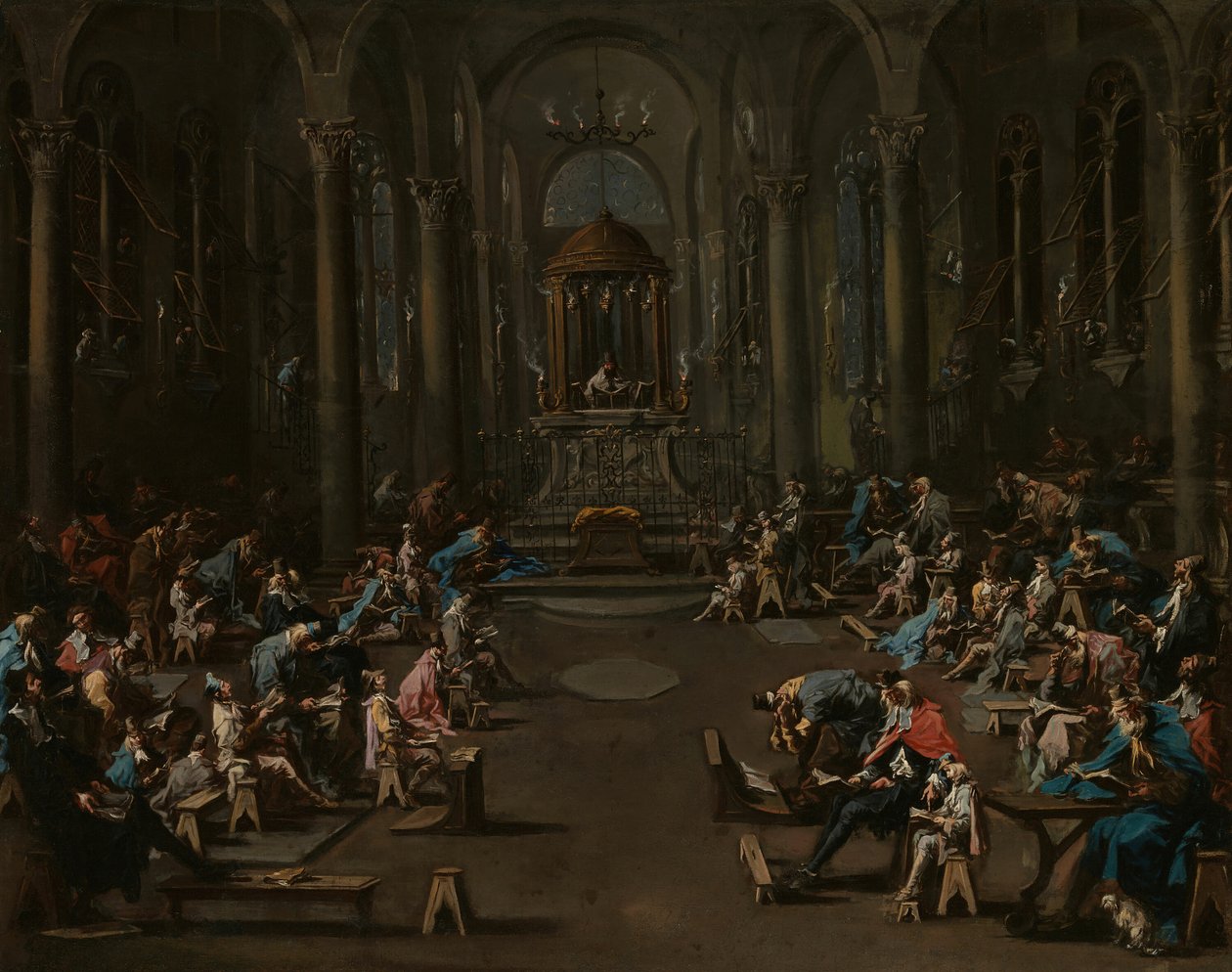 La Sinagoga da Alessandro Magnasco