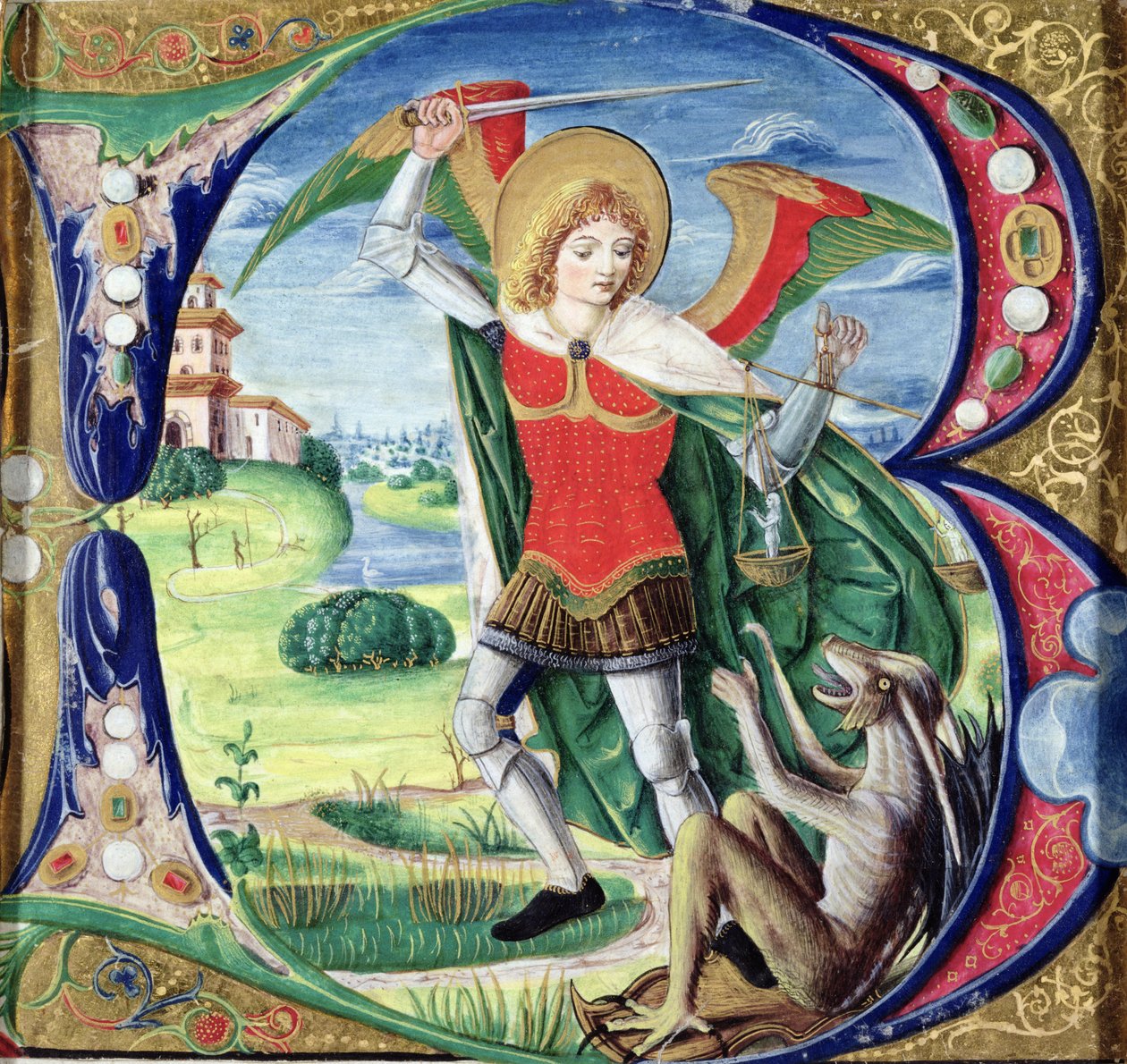 Iniziale istoriata 