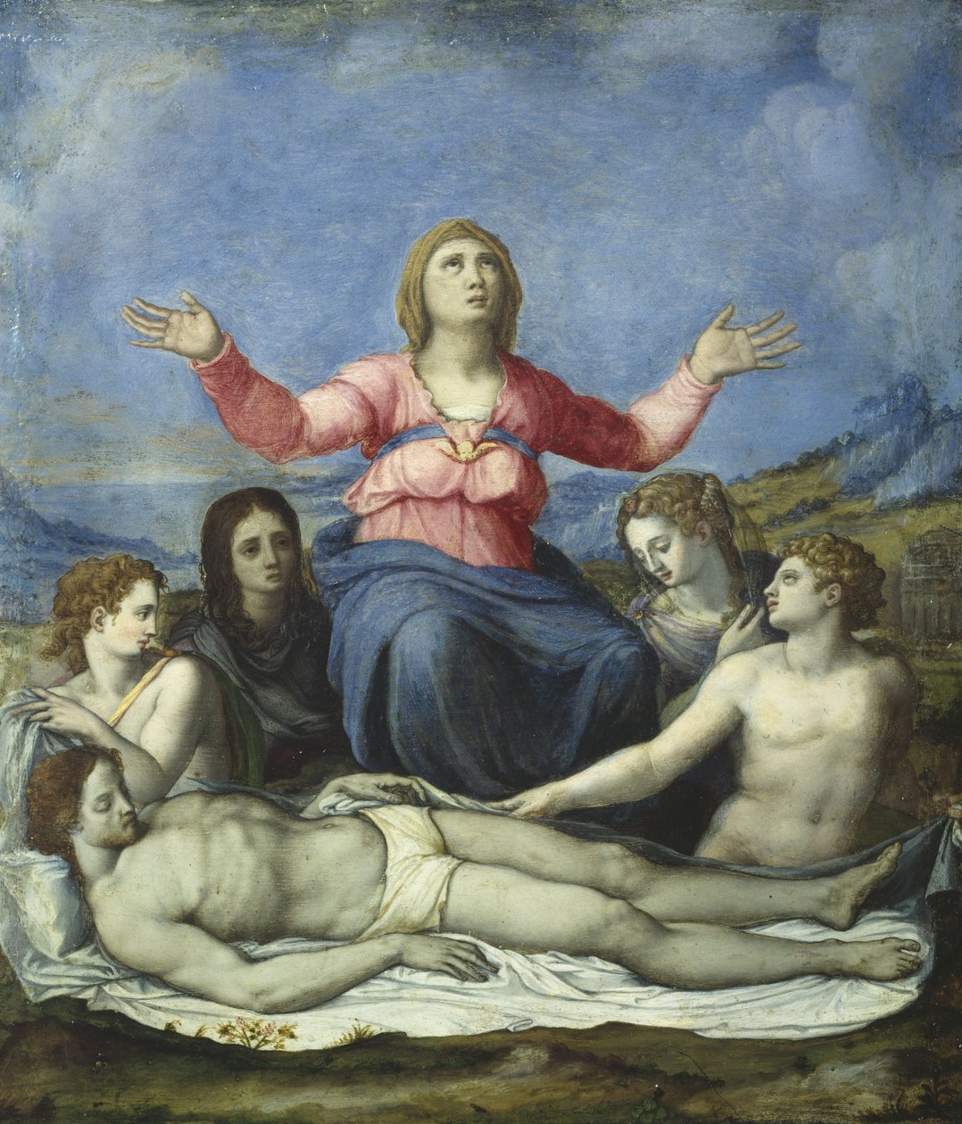 Compianto sul Cristo morto da Alessandro attr. to Allori