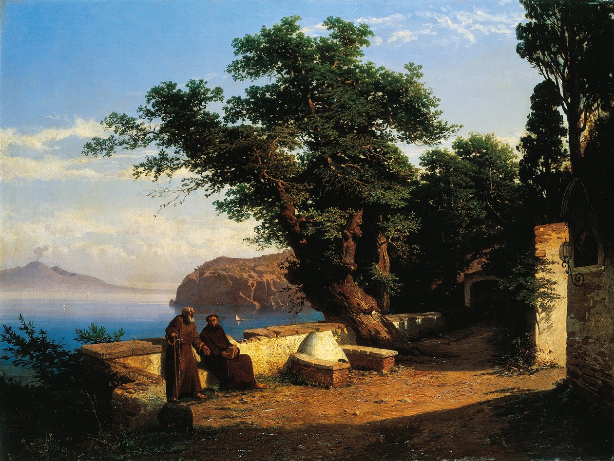 Davanti al convento da Alessandro la Volpe