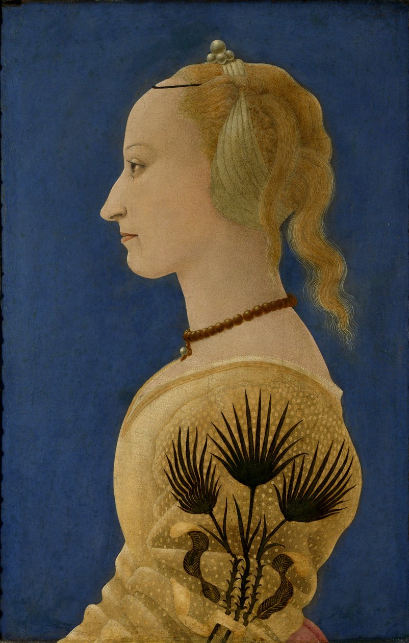 Ritratto di una signora in giallo, c.1465 da Alessio Baldovinetti