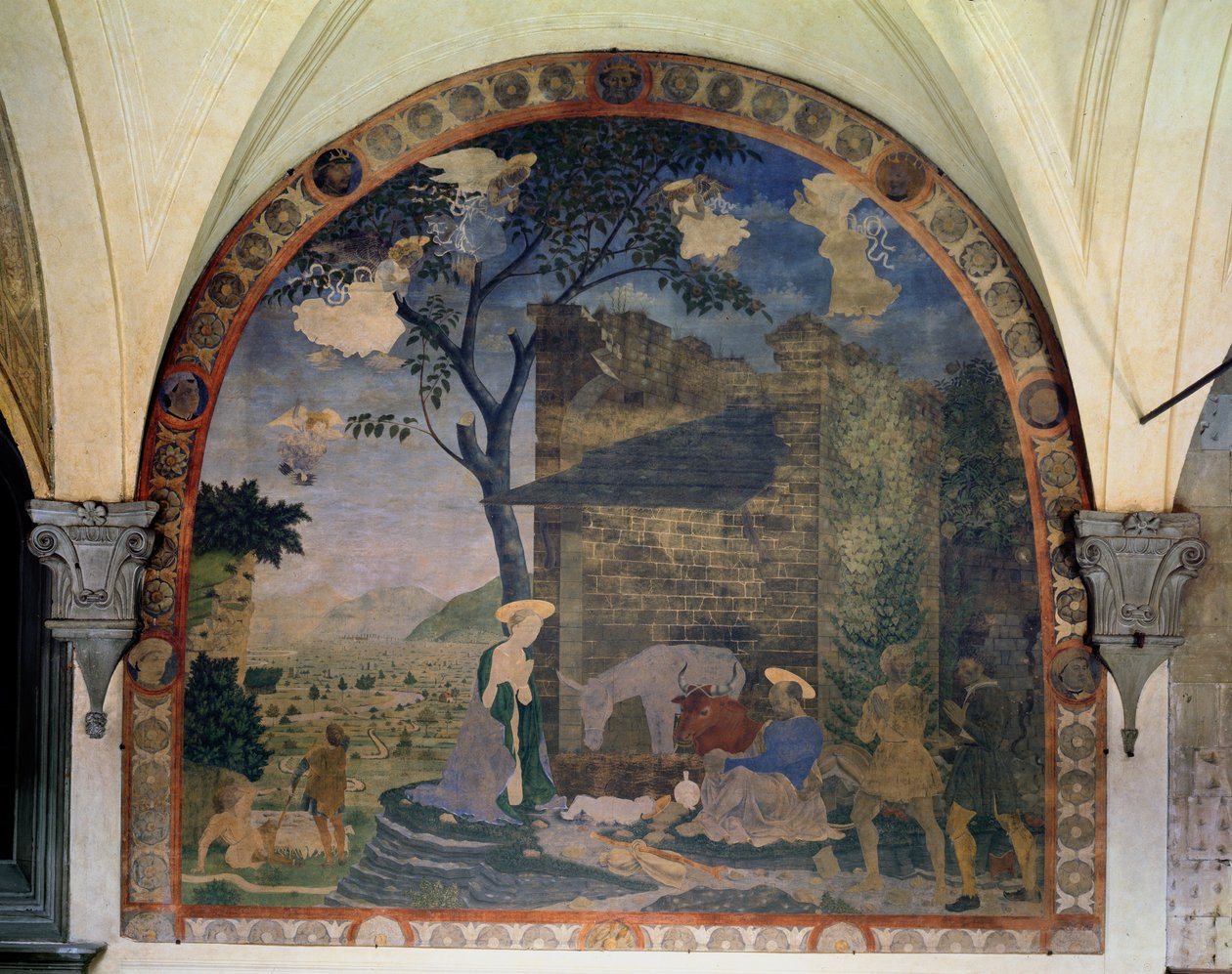 La Natività, 1460-62 da Alesso Baldovinetti