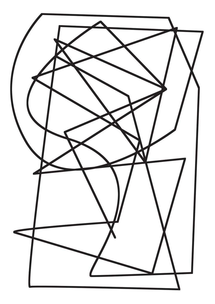 una linea (impulso) da Alex Caminker