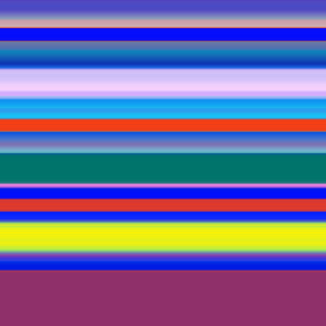Strisce-corde multicolori, 2019 da Alex Caminker