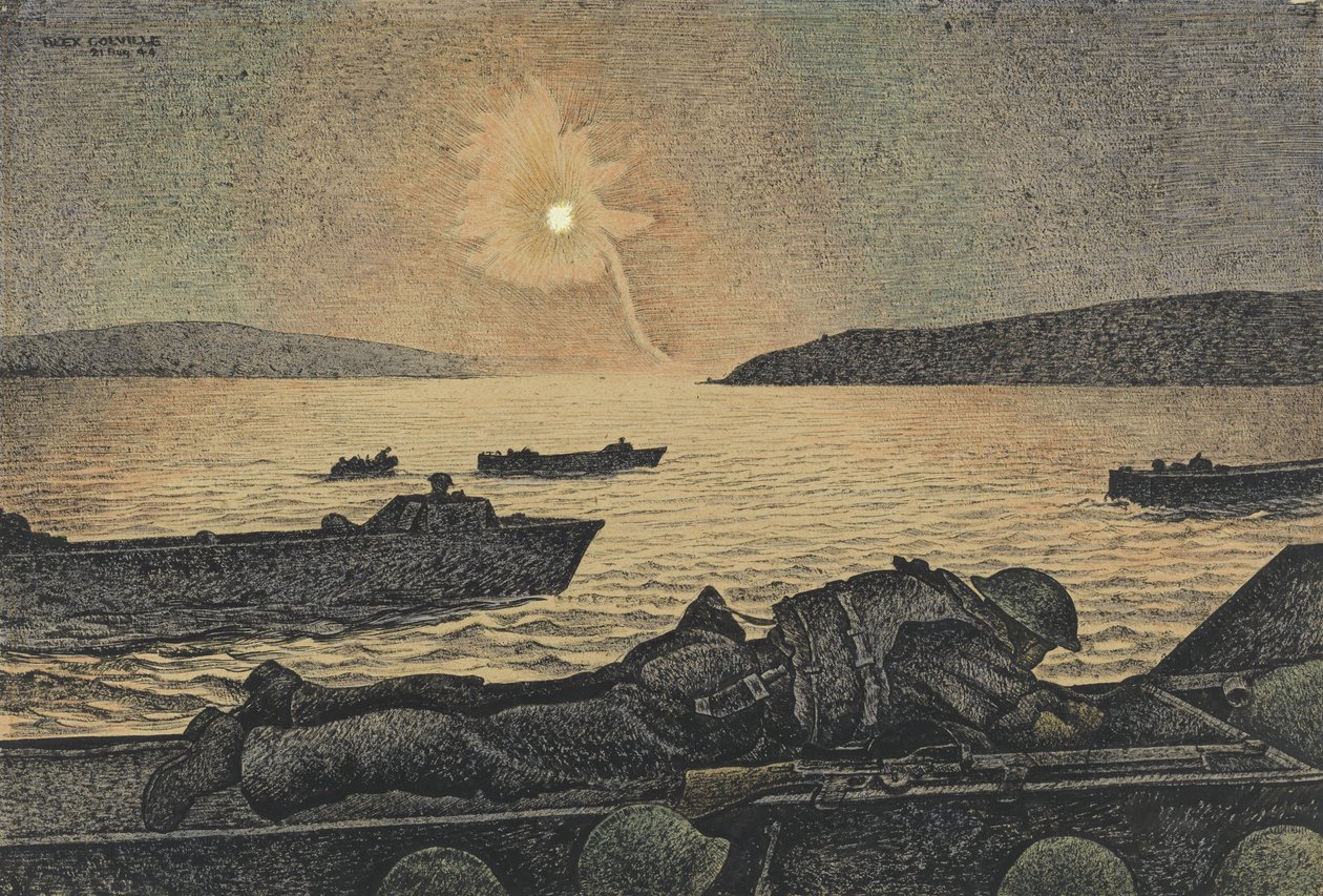 Si alza un bagliore tedesco da Alex Colville