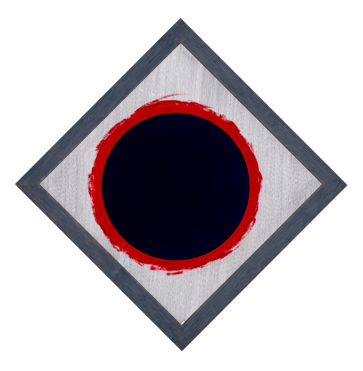 Cerchio Blu su Diamante Rosso da Alex Dunn