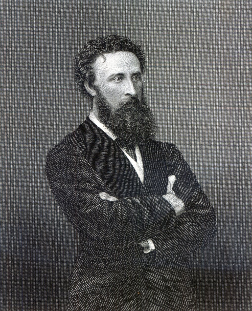 Lord Lytton, inciso da Edward Stodart da Alexander Bassano