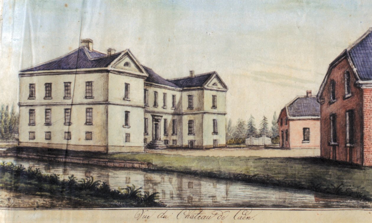 Casa Caen a Straelen, vista da ovest da Alexander Frans van Aefferden