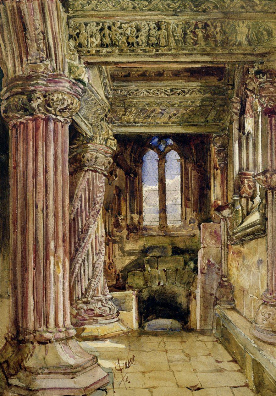 Cappella di Rosslyn, Scozia da Alexander Jnr. Fraser