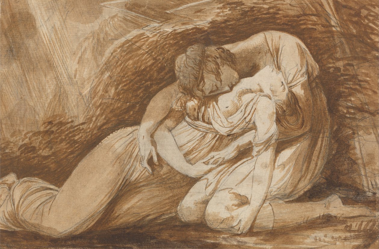 Celadon e Amelia da Le stagioni di Thomson da Alexander Runciman