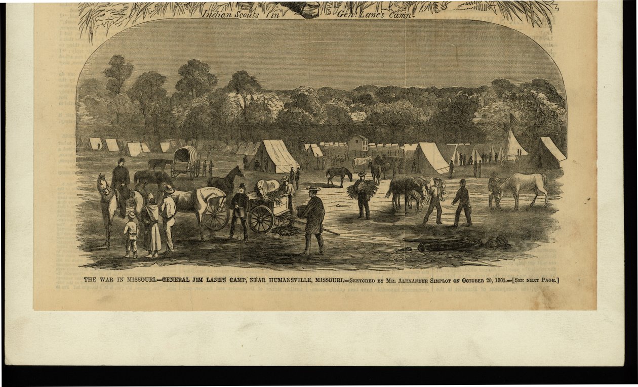 La guerra in Missouri - Generale Jim Lane da Alexander Simplot