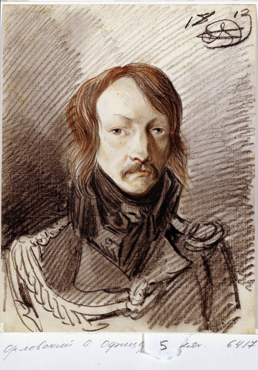Ritratto di Alexei Pavlovich Lanskoy (1789-1855) da Alexander Orlowski