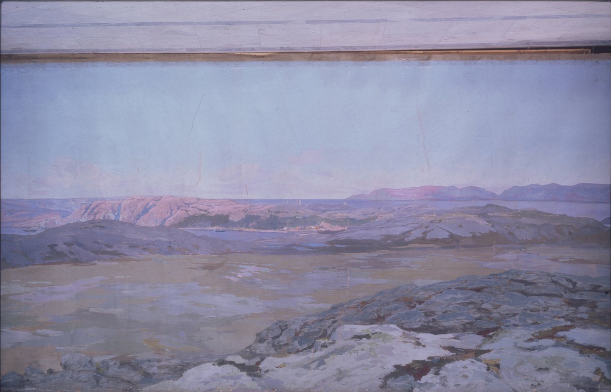 Un fiordo in Norvegia da Alexander Alexeyevich Borisov