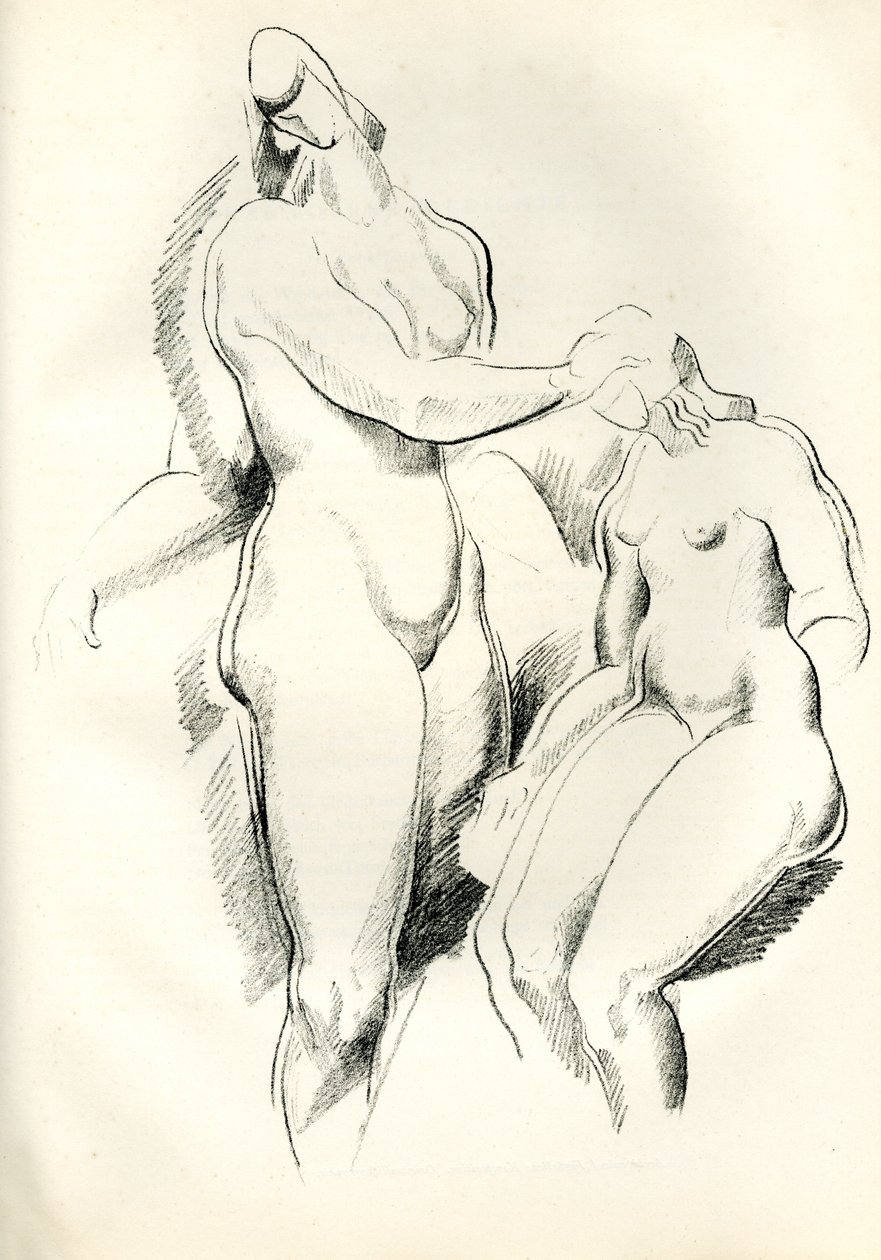 Tedesco: Figurliche Kompositio Figurliche Komposition (Composizione figurativa), da Genius, Zeitschrift für werdende und alte Kunst (Genio, rivista per l